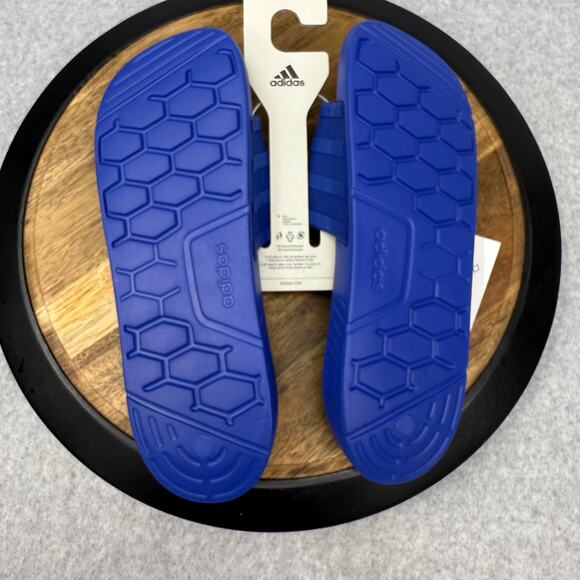 Adidas Racer TR Slides Sport Sandals Royal Blue Men's 12 Cloudfoam G58171 - Picture 3 of 3